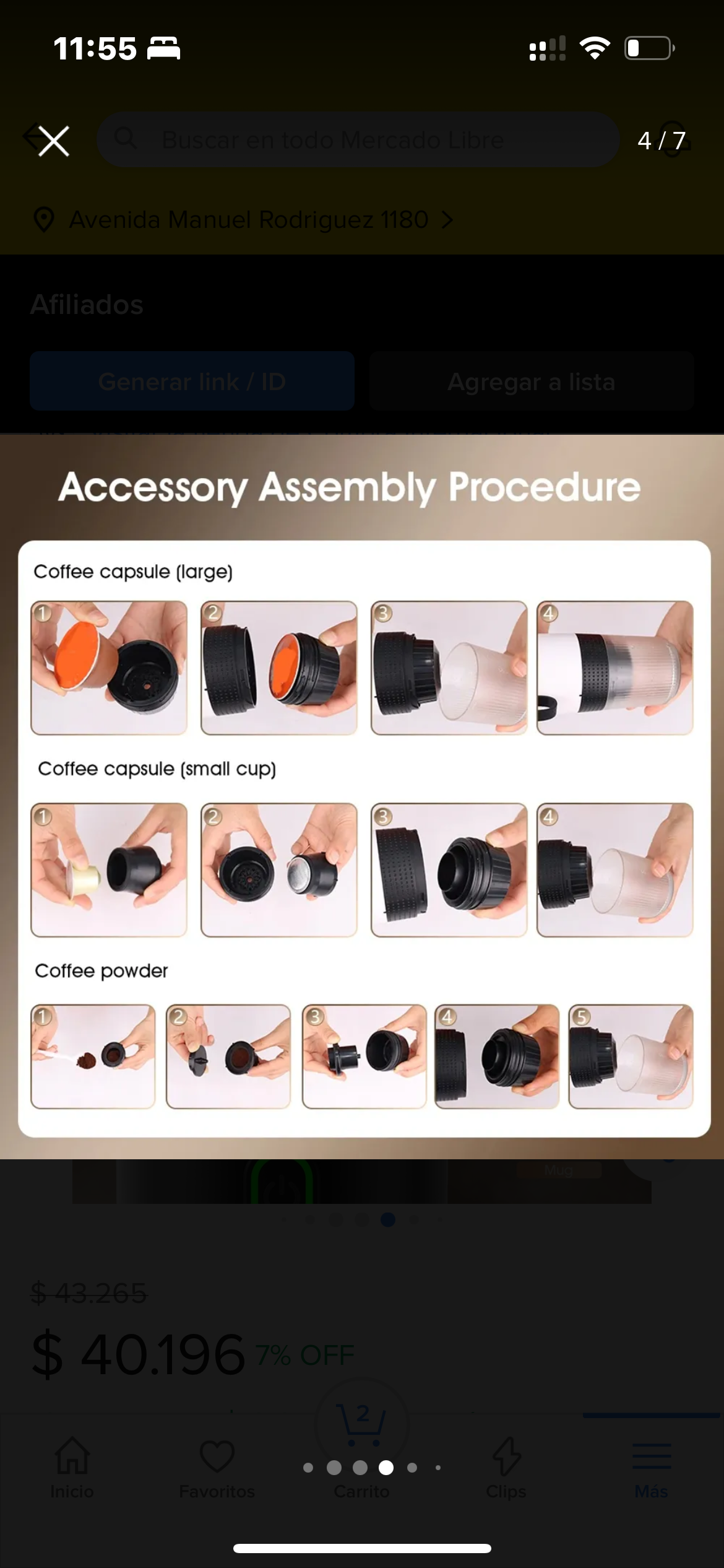 Cafetera Portátil Wild Coffe